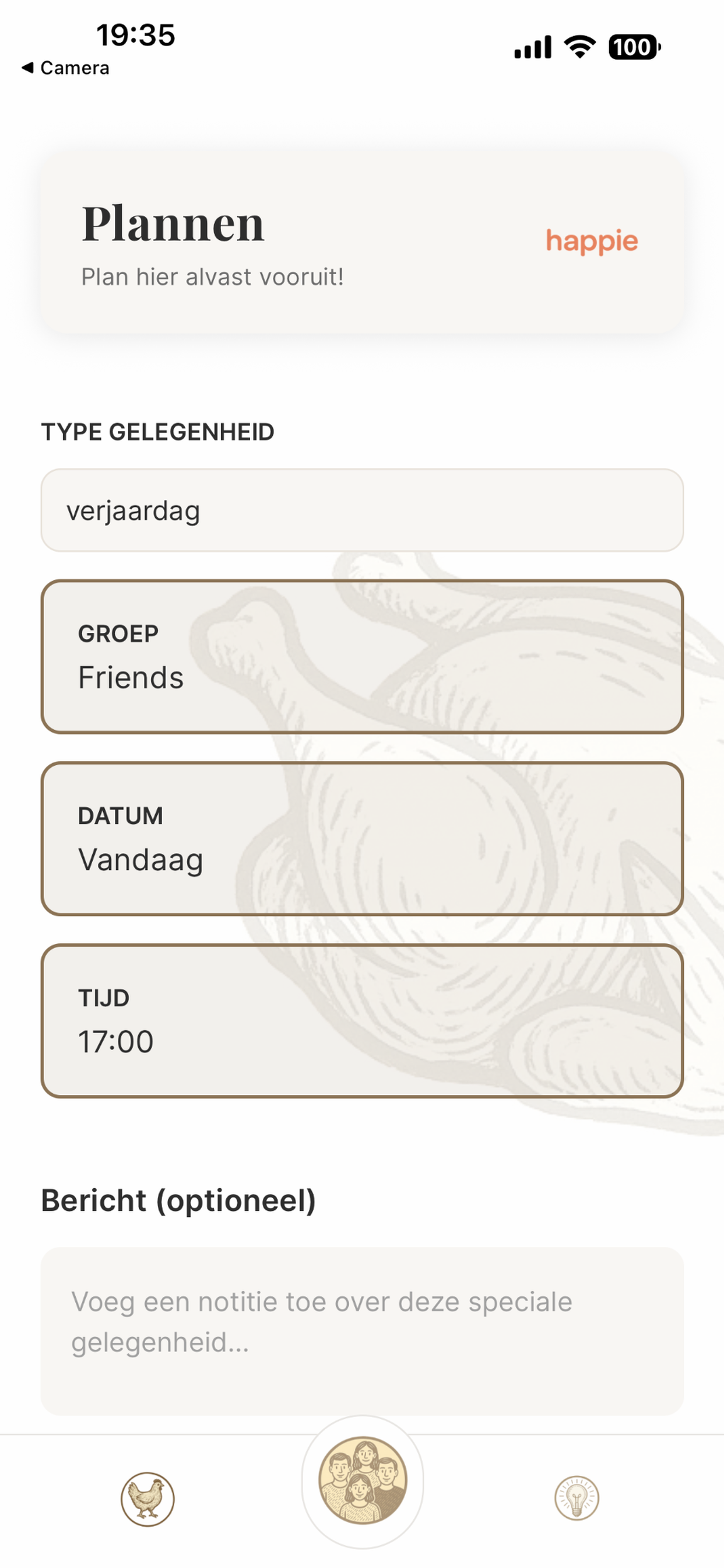 Plan Special Occasions